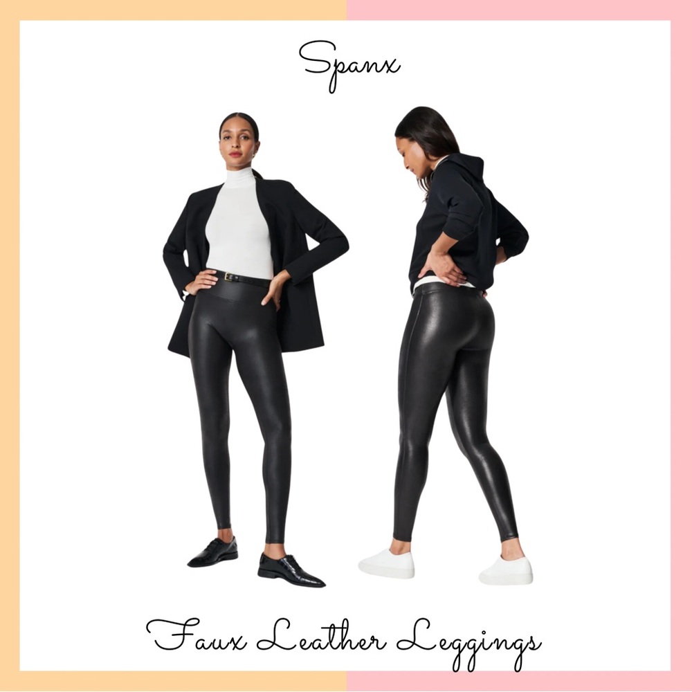 Spanx Faux Leather Leggings